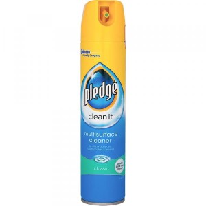Środek do pielęgnacji i czyszczenia przeciw kurzowi PLEDGE Classic Clean It 250ml spray niebieski