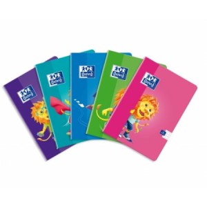 Zeszyt A5/16 linia podwójna OXFORD Lion 400106954 op. 5 szt