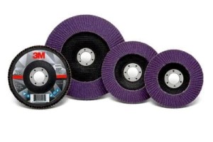 Dysk lamelkowy 3M 769F nakrętka uchylny 125mm x 22mm nasyp P40 kol. fioletowy 51999