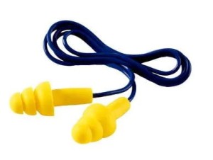 Zatyczki przeciwhałasowe na sznurku 3M E-A-R Ultrafit UF-01-000 32dB kol. żółto-niebieski wielokrotnego użytku 200 par 1312058