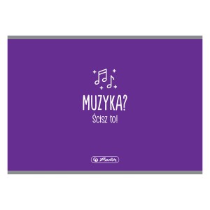 Zeszyt A5 pięciolinia 16 kartek HERLITZ okładka miękka do nut 9583493