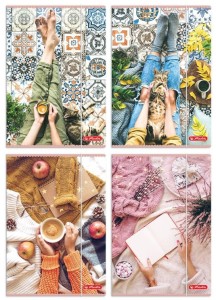 Zeszyt A5/60 kratka FLAT LAY HERLITZ 9583501 op. 5 szt.