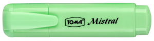 Zakreślacz TOMA Mistral Pastel kol. zielony pastelowy TO-334