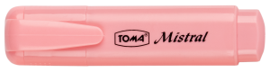 Zakreślacz TOMA Mistral Pastel kol. różowy pastelowy TO-334