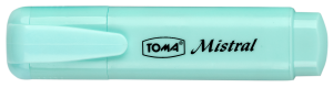 Zakreślacz TOMA Mistral Pastel kol. niebieski pastelowy TO-334