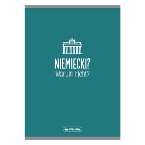 Zeszyt A5 kratka 60 kartek HERLITZ Język Niemiecki okładka miękka 9577396