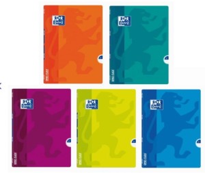 Zeszyt A5 kratka 60 kartek OXFORD OPEN FLEX okładka miękka PP mix kolorów 400026839