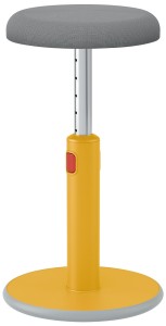 Ergonomiczny stołek Leitz Ergo Cosy, ciepły żółty 65180019