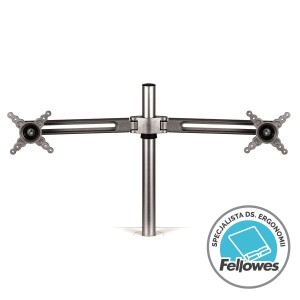 Ramię na 2 monitory FELLOWES SIT-STAND LOTUS kol. srebrny 8042901