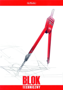 Blok techniczny kol. biały A3 80g 10 kartek HERLITZ 9583634