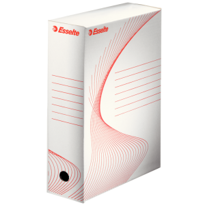 Pudło archiwizacyjne A4 100mm ESSELTE BOXY kol. biały 128102
