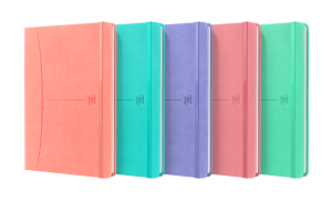 Notatnik A5 kratka 80 kartek OXFORD SIGNATURE twarda pastelowych PU 400154940 + GRAWER