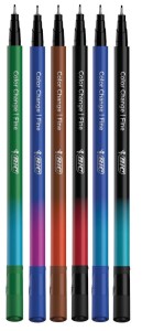 Cienkopis BIC INTENSITY Colour Change wielokolorowy 0,4mm 6 szt. w kartonowym etui CEL1012091