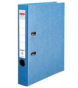 Segregator z mechanizmem A4 50mm HERLITZ Q.FILE PP kol. niebieski aqua 11178969