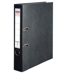 Segregator z mechanizmem A4 50mm HERLITZ Q.FILE PP kol. czarny 11167467