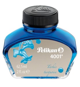 Atrament do piór wiecznych PELIKAN 4001 Turquoise kol. turkusowy 62,5ml 329201