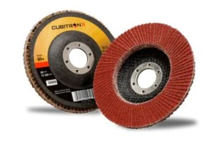 Dysk lamelkowy 3M CUBITRON II 967A nakrętka uchylny 125mm x 22mm nasyp P60 kol. czerwony 65055 / 1579979