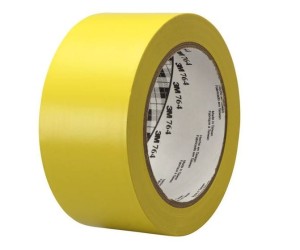 Taśma oznaczeniowa winylowa 3M 764 50mm x 33m x 0,13mm kol. żółty 761589