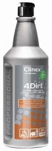 Preparat/płyn do usuwania tłustych zabrudzeń CLINEX 4Dirt 1L biodegradowalny CL77640