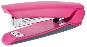 Zszywacz uniwersalny KANGARO NOWA 10/S do 15 kartek metal / tworzywo kol. różowy KAN10/S-16