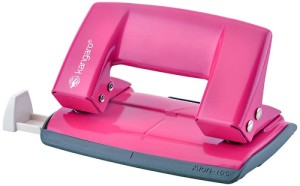 Dziurkacz uniwersalny metal KANGARO AION 10G/S kol. różowy 10 kartek 2 dziurki KAA10G/S-16