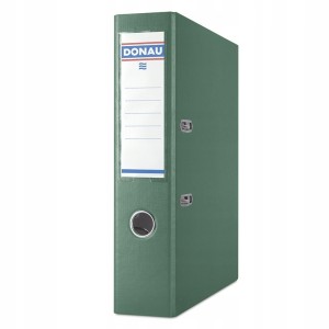 Segregator z mechanizmem ekonomiczny A4 75mm DONAU MASTER PP kol. zielony 3970001PL-06