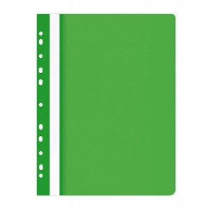 Skoroszyt oczkowy A4 OFFICE PRODUCTS plastikowy kol. zielony miękki 21104121-02