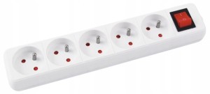 Listwa zasilająca 3m 5 gniazd OFFICE PRODUCTS kol. biały 13115341-14