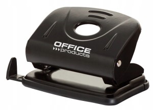 Dziurkacz uniwersalny metal OFFICEPRODUCTS kol. czarny 25 kartek 2 dziurki 18052211-05