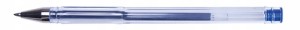 Długopis żelowy zwykły OFFICE PRODUCTS kol. niebieski kol. obudowy przezroczysty 0,5mm 17025211-01