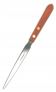 Nóż do kopert 22cm Q-CONNECT kol. brązowo-srebrny z drewnianą rączką KF03985
