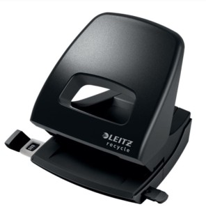 Dziurkacz uniwersalny metal / tworzywo LEITZ RECYCLE 5003 kol. czarny 30 kartek 2 dziurki 50030095