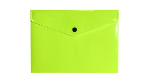 Teczka kopertowa A5 BIURFOL tworzywo sztuczne kol. żółty neonowy TK-NEON-A5-02