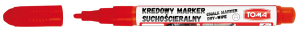 Marker kredowy suchościeralny TOMA TO-297 końcówka okrągła 1,5mm kol. czerwony TO-297 21