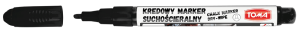 Marker kredowy suchościeralny TOMA TO-297 końcówka okrągła 1,5mm kol. czarny TO-297 31