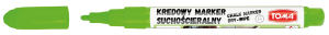 Marker kredowy suchościeralny TOMA TO-297 końcówka okrągła 1,5mm kol. zielony TO-297 41