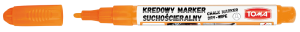 Marker kredowy suchościeralny TOMA TO-297 końcówka okrągła 1,5mm kol. pomarańczowy TO-297 51