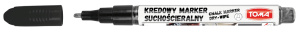 Marker kredowy suchościeralny TOMA TO-297 końcówka okrągła 1,5mm kol. srebrny TO-297 96