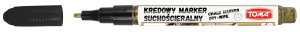 Marker kredowy suchościeralny TOMA TO-297 końcówka okrągła 1,5mm kol. złoty TO-297 95