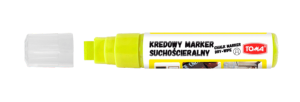 Marker kredowy suchościeralny TOMA TO-294 końcówka ścięta 8-15mm kol. żółty TO-294 71