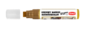 Marker kredowy suchościeralny TOMA TO-294 końcówka ścięta 8-15mm kol. złoty TO-294 95