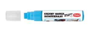Marker kredowy suchościeralny TOMA TO-294 końcówka ścięta 8-15mm kol. niebieski TO-294 11