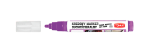 Marker kredowy suchościeralny TOMA TO-296 końcówka okrągła 4,5mm kol. fioletowy TO-296 91