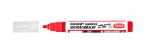 Marker kredowy suchościeralny TOMA TO-296 końcówka okrągła 4,5mm kol. czerwony TO-296 21