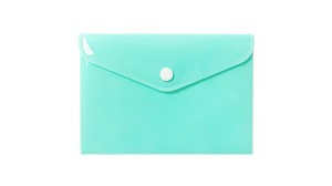 Teczka kopertowa A6 BIURFOL tworzywo sztuczne kol. zielony pastelowy TKP-06-04