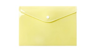 Teczka kopertowa A5 BIURFOL tworzywo sztuczne kol. żółty pastelowy TKP-05-03