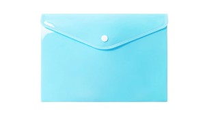 Teczka kopertowa A5 BIURFOL tworzywo sztuczne kol. niebieski pastelowy TKP-05-02