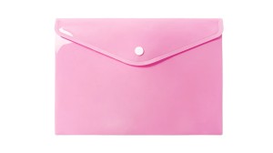 Teczka kopertowa A5 BIURFOL tworzywo sztuczne kol. różowy pastelowy TKP-05-01