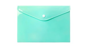 Teczka kopertowa A5 BIURFOL tworzywo sztuczne kol. zielony pastelowy TKP-05-04
