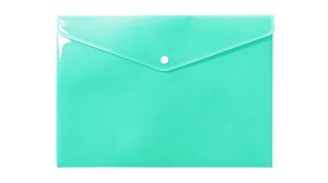 Teczka kopertowa A4 BIURFOL tworzywo sztuczne kol. zielony pastelowy TKP-04-04